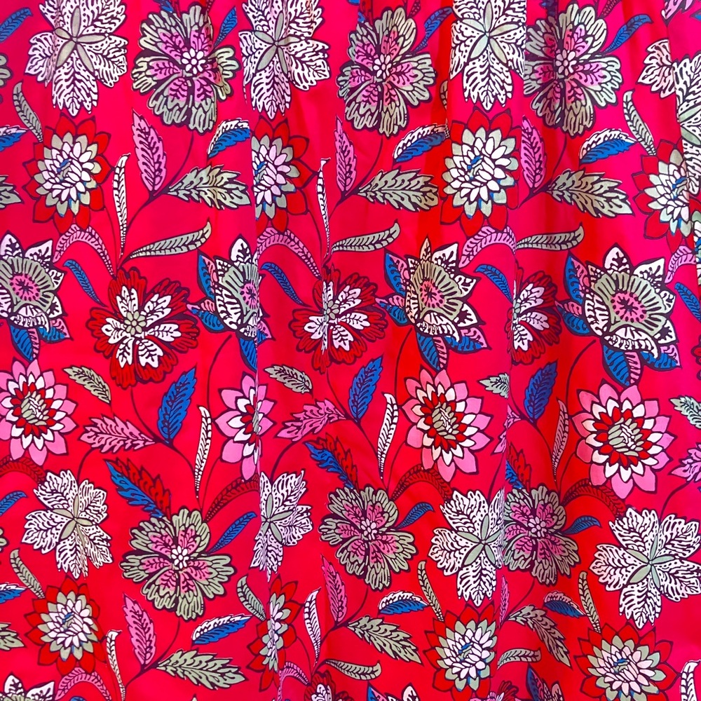 TALBOTS  FLUTTER SLEEVE FIT & FLARE DRESS - BEAUTIFUL BOTANICAL - Picture 11 of 12